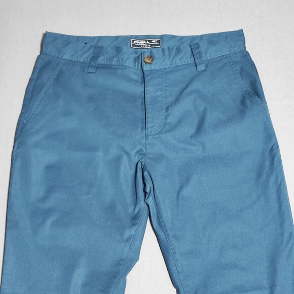 O'Neill Hybrid pants men's size 32 petroleum blue colour modern fit straight leg - Picture 2 of 13